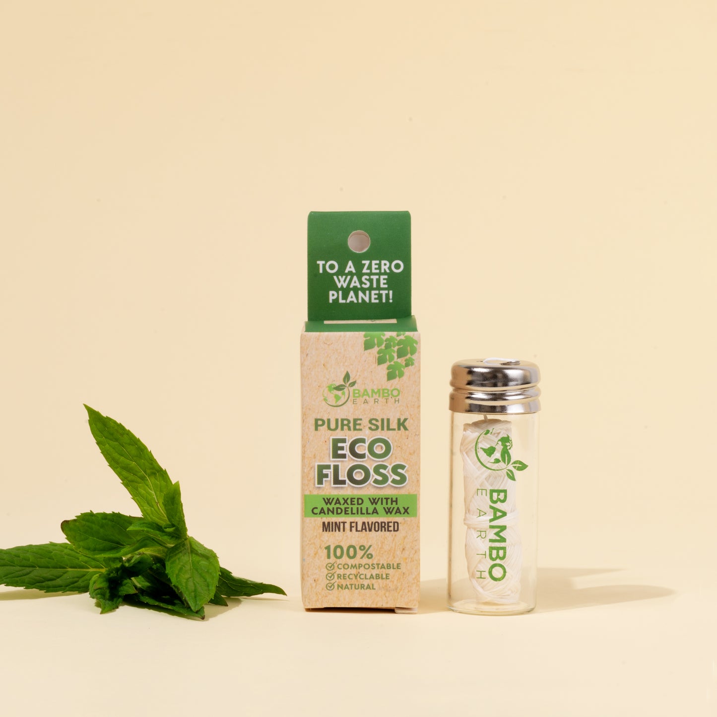 Silk Floss With Glass Jar