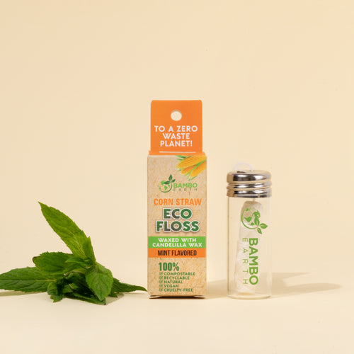 Corn Floss With Glass Jar