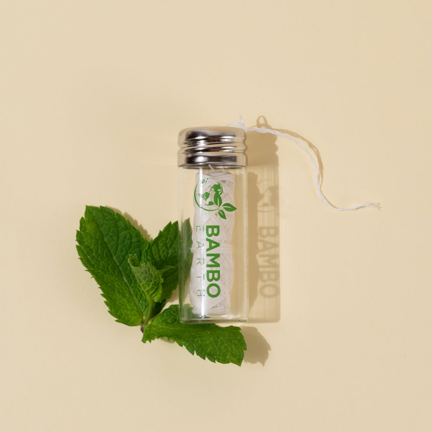 Corn Floss With Glass Jar