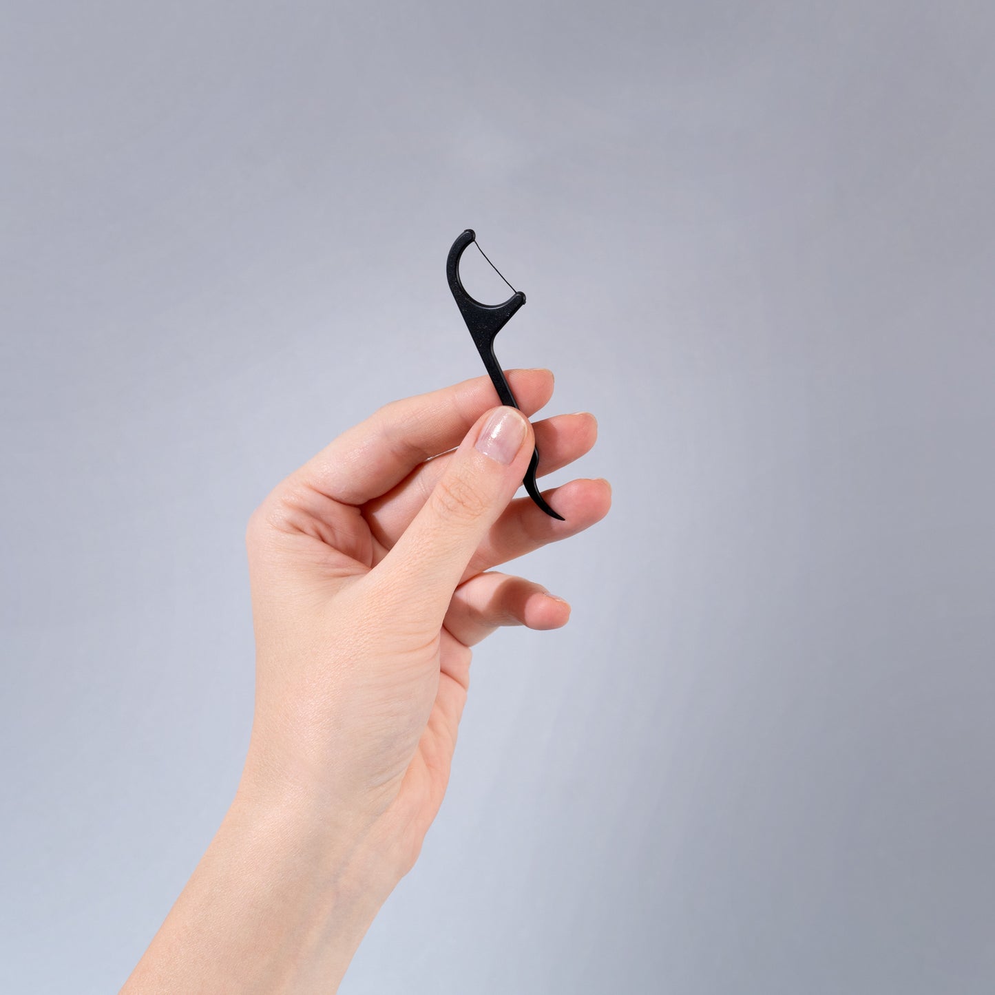 Floss Picks Charcoal & Mint