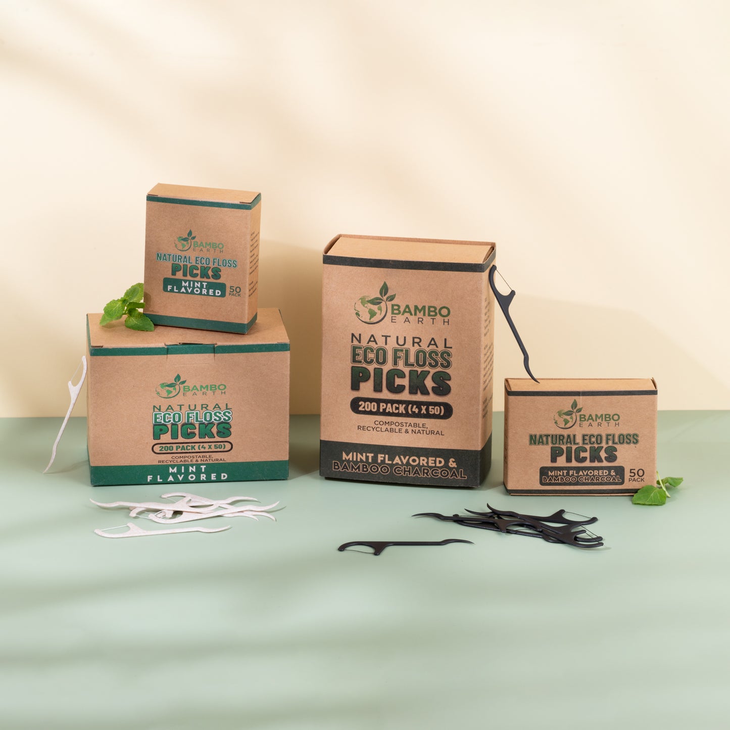 Floss Picks Mint