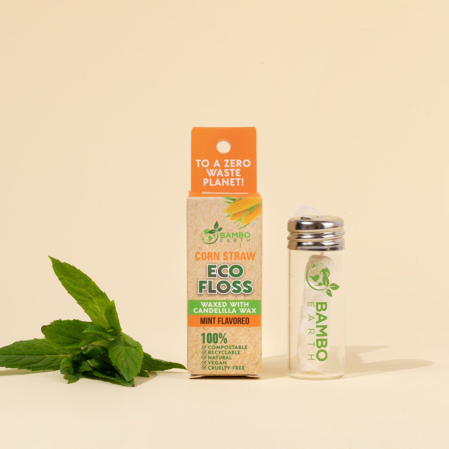 Silk Floss With Glass Jar