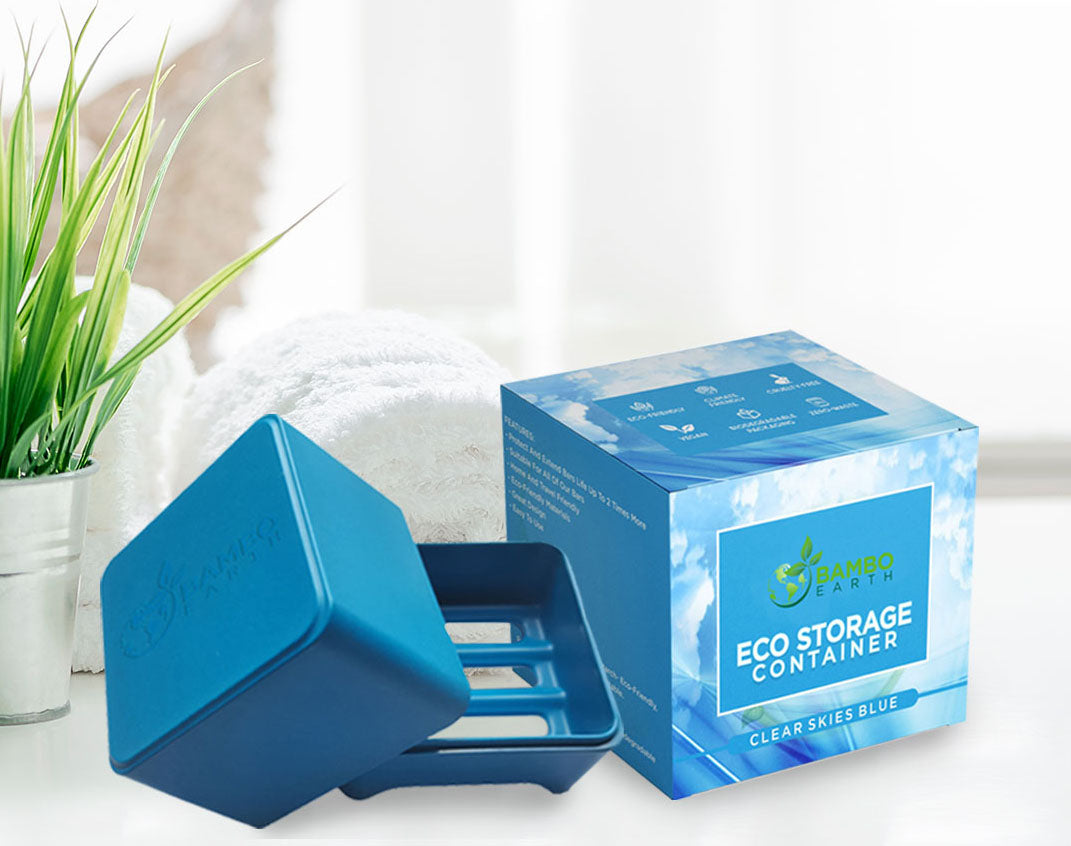 Eco storage containers blue